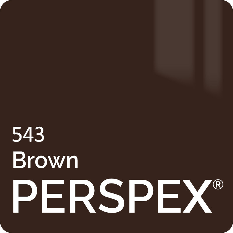 Brown Gloss Perspex® Sheet 543