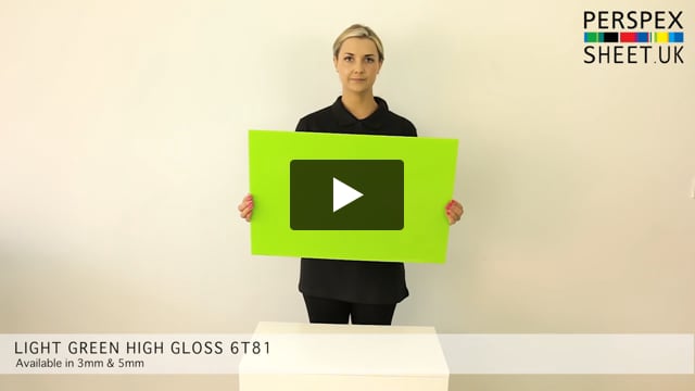 Green Gloss Perspex® Sheet 6T81