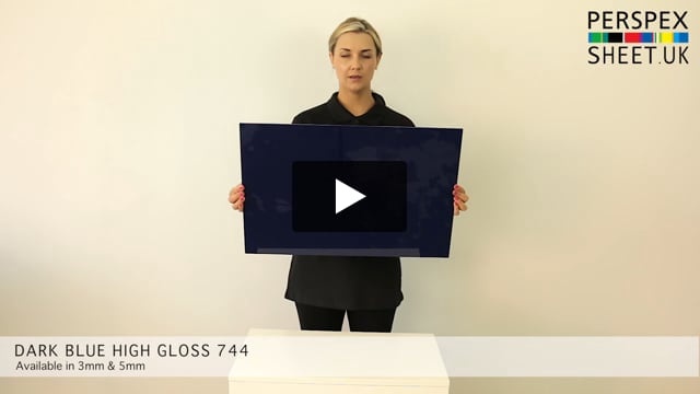 Blue Gloss Perspex® Sheet 744
