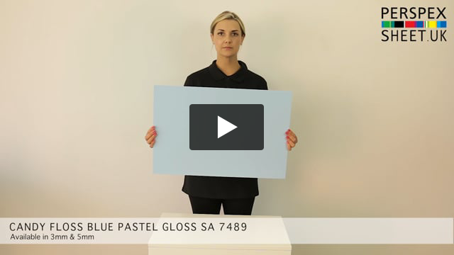 Candy Floss Blue Gloss Perspex® SA-7489