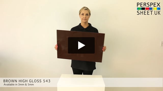 Brown Gloss Perspex® Sheet 543