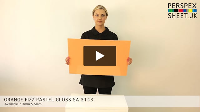 Orange Fizz Gloss Perspex® SA-3143